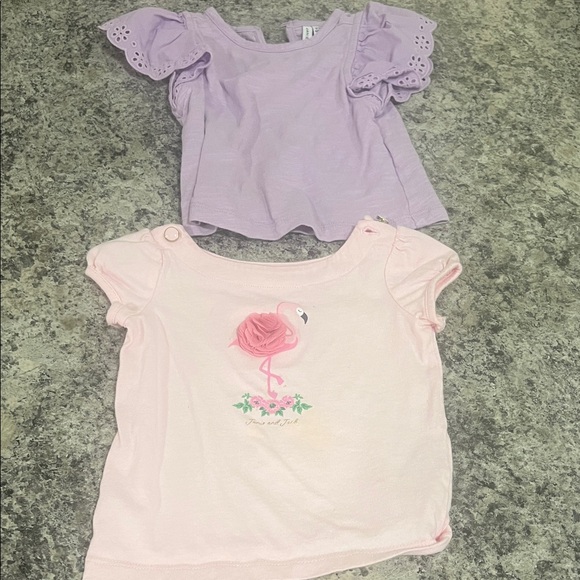 Janie and Jack Other - Janie and Jack Lavender and Pink Kids Tees